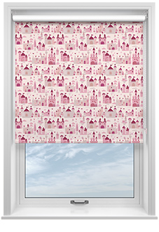 Magic Castle, Princess Pink - Roller Blind